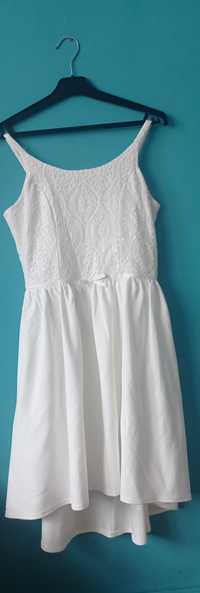 Biała sukienka / komunia 170