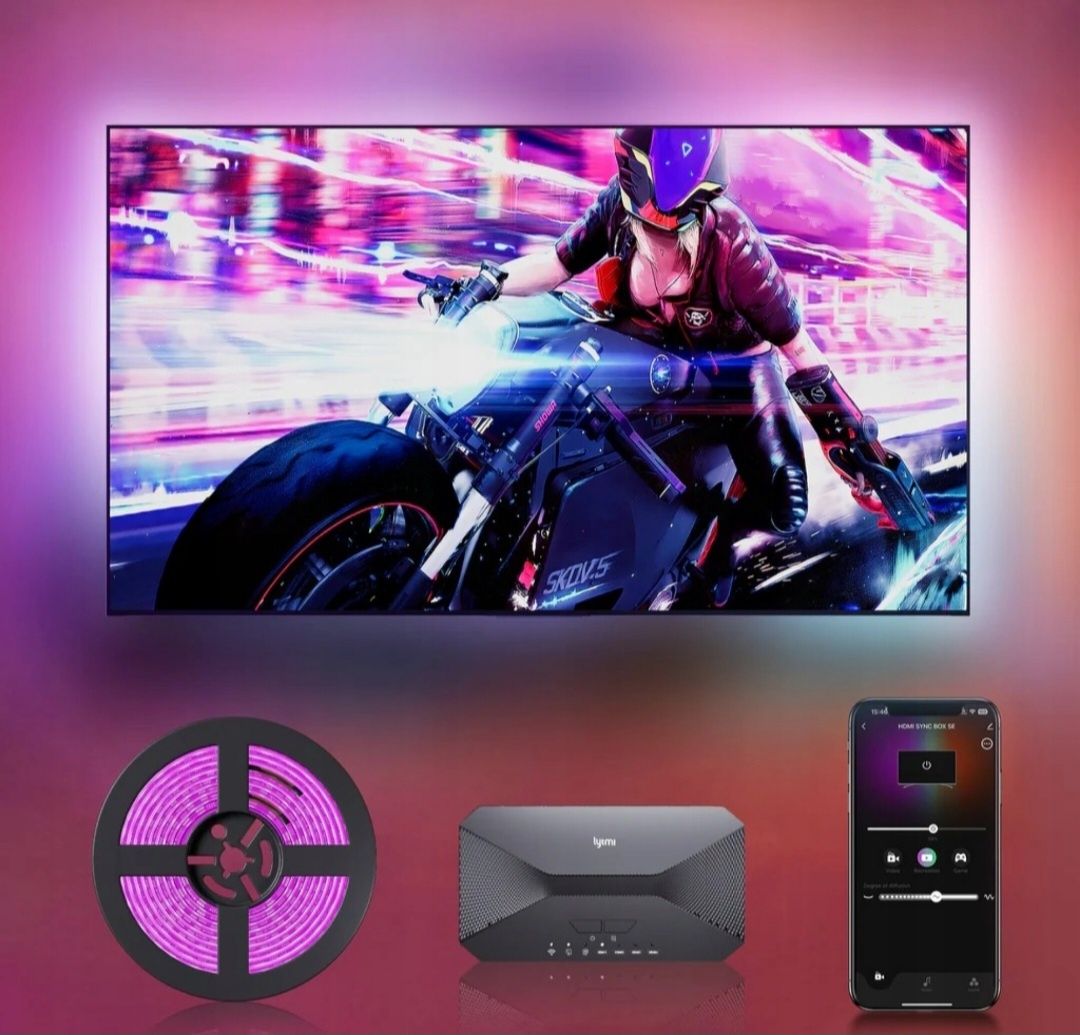 Lytmi Fantasy 3 TV Backlight Kit HDMI 2.1 Taśma LED + Neo Box TV 65-70