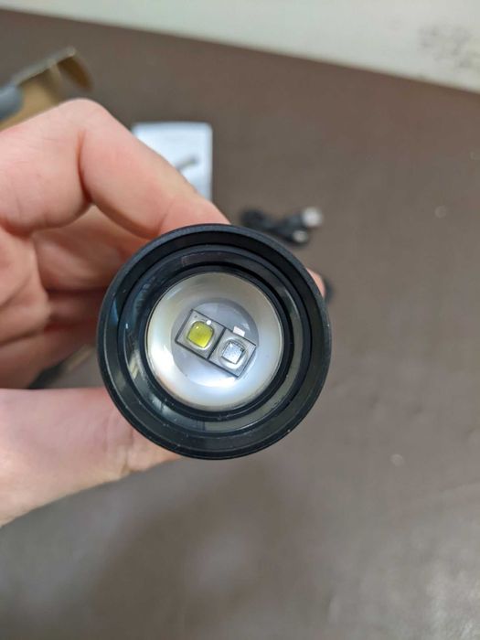 Karrong S016-6000 3в1 УФ-светодиодные тактические мощные фонари