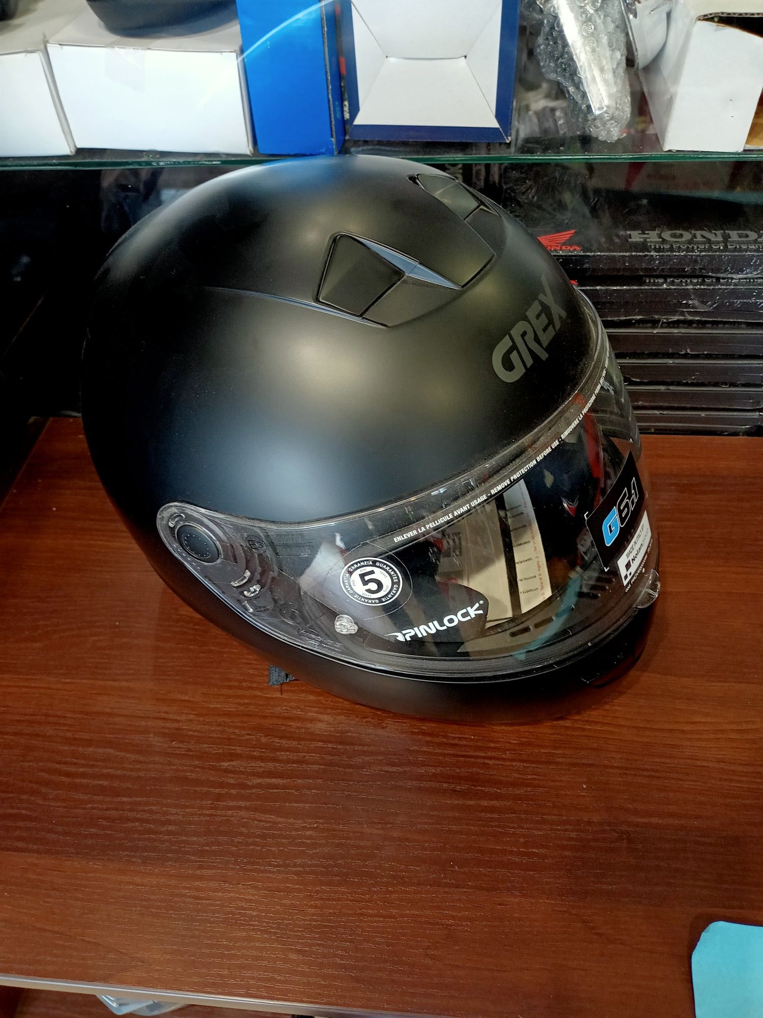 Nolan GREX G6.1 integralny KINETIC 2 FLAT BLACK czarny/matowy XL