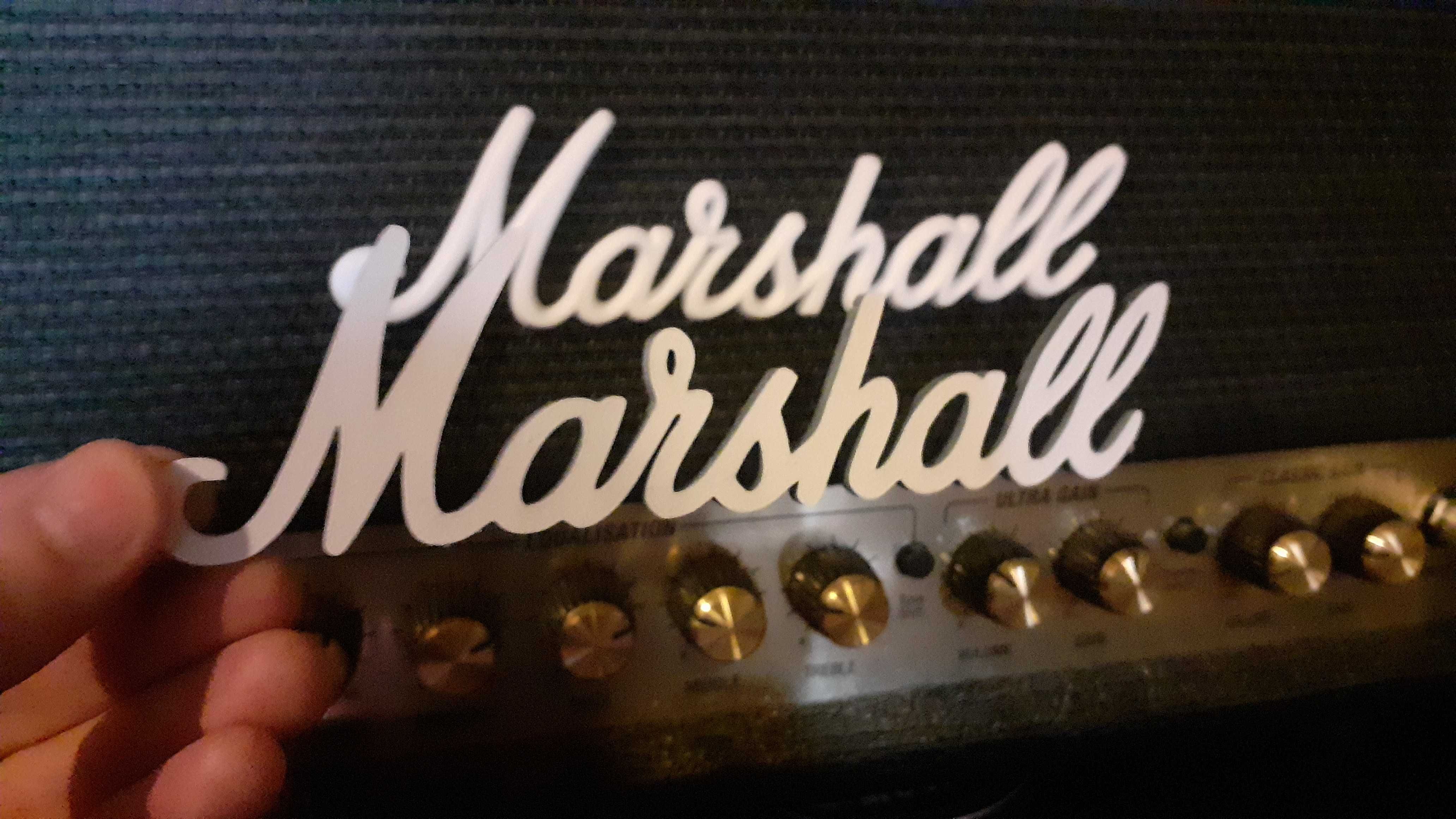 Logotipo Marshall (cor branca)