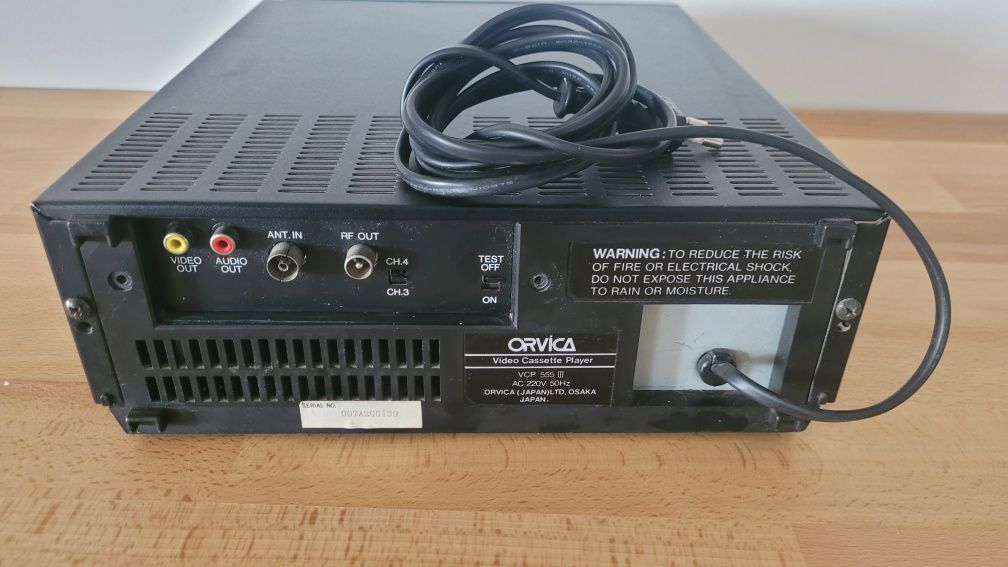 Odtwarzacz VHS Orvica VCP 555 III
