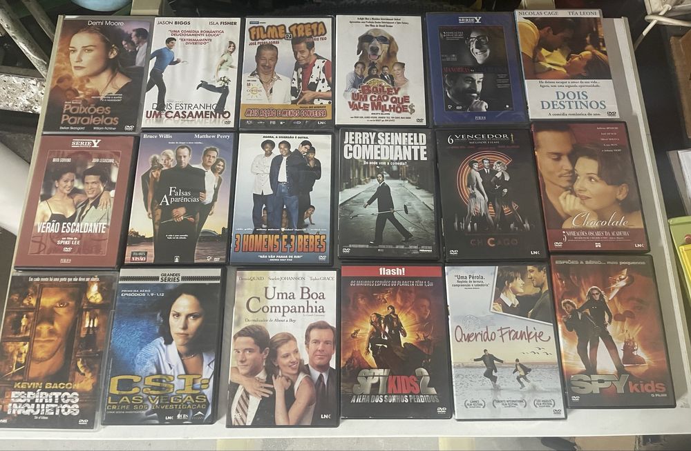 dvds originais de filmes,0.50€,ver fotos,Actualizado