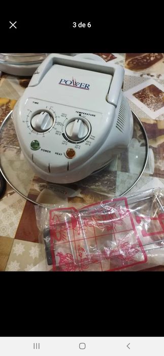 Forno eléctrico,  todo em vidro