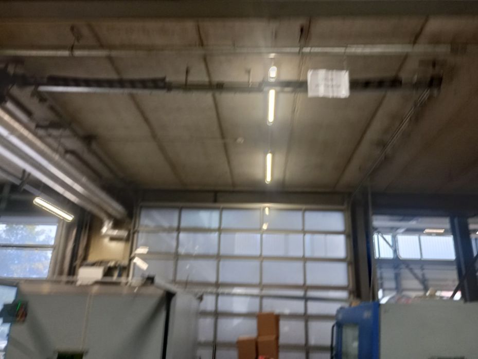 Brama 500x450 segmentowa garażowa panelowa aluminiowa przemysłowa