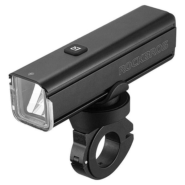 Lampka rowerowa przednia Rockbros 1000 lm + kabel USB-C - USB-A - czar