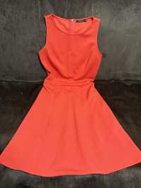 Платье красное женское