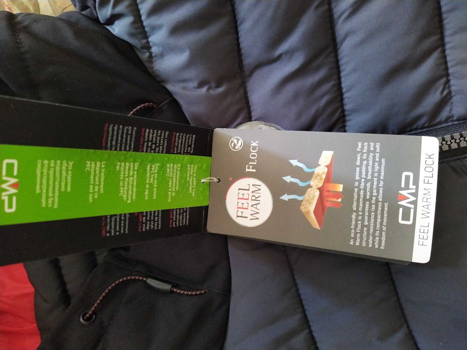 Оригінальна куртка CMP з капюшоном, утеплювач Feel Warm Flock  р М