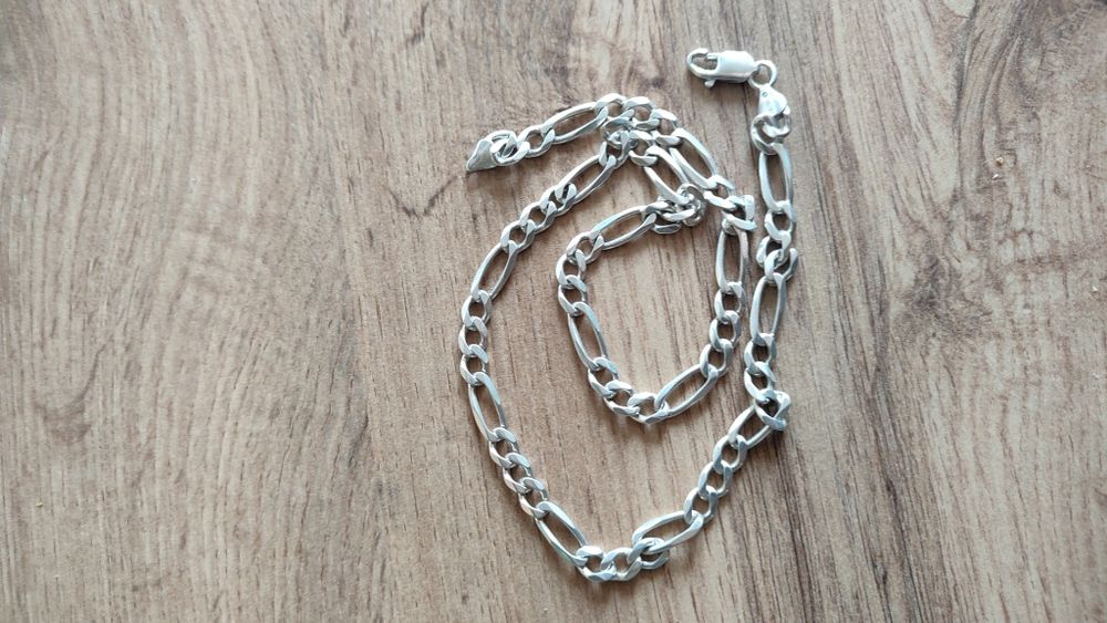 Łańcuszek męski srebrny 925 figaro