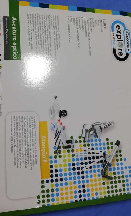 Discovery aventura optica         ( telescópio + microscópio) novo