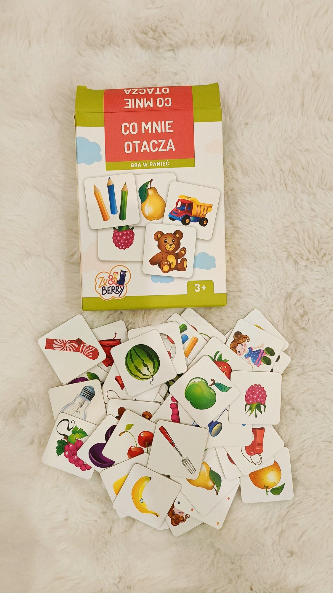 Gry edukacyjne: memory + karty emocji (komplet 3+) 1/2 ceny