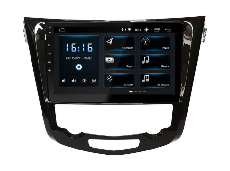 Магнитола 10" Nissan Qashqai X-Trail Rogue GPS USB Aux WiFi Bluetooth