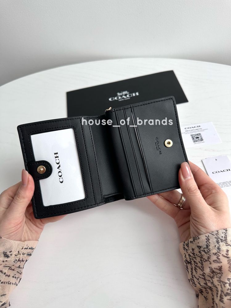COACH Snap Wallet Подарок девушке кошелек подарунок гаманець жіночий