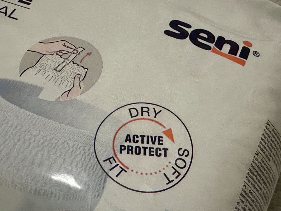 SENI Active Normal XL Pieluchomajtki 120-160 cm 30 sztuk