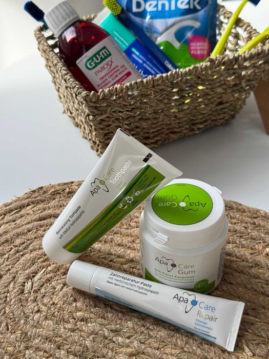 Зубні щітки пасти ополіскувачі курапрокс вітіс біорепейр гум мірадент