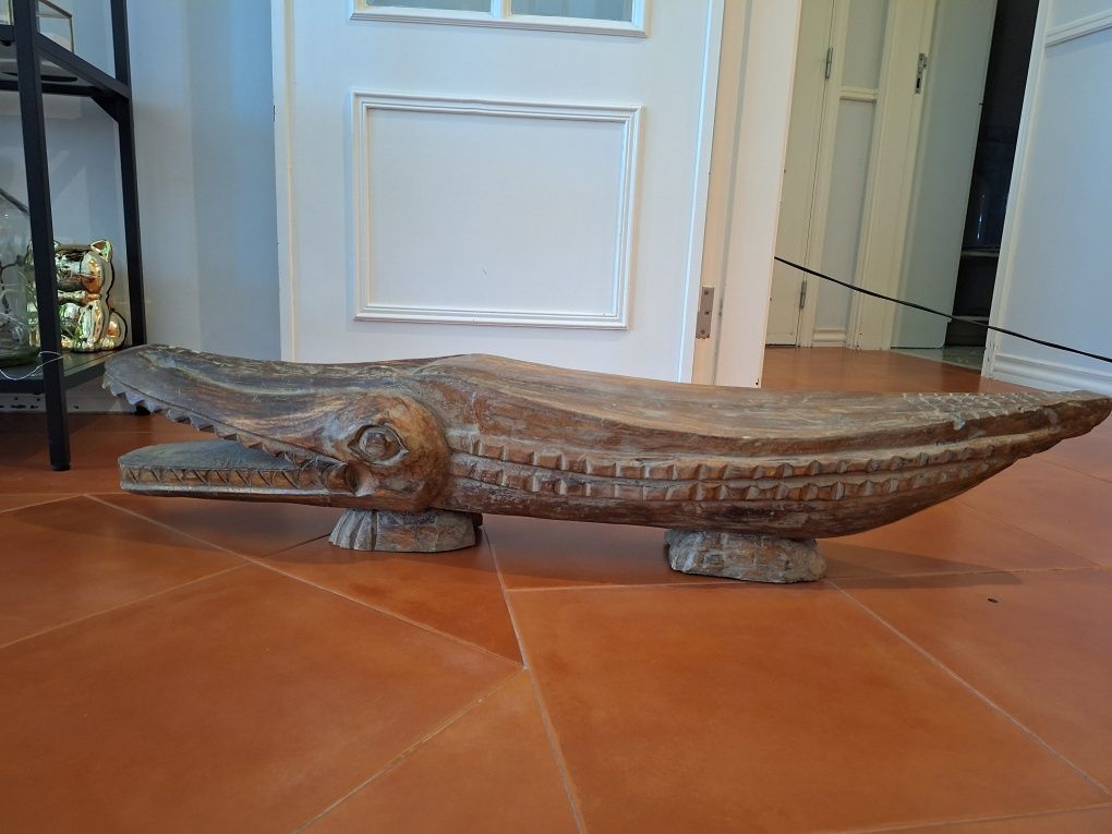 Crocodilo Bali madeira