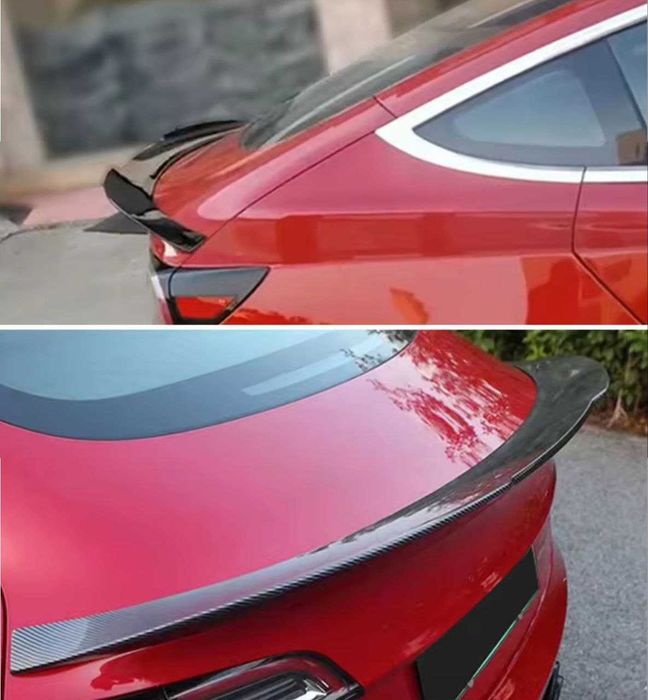 Спойлер Tesla Model 3 накладка багажника сплиттер диффузор сплітер