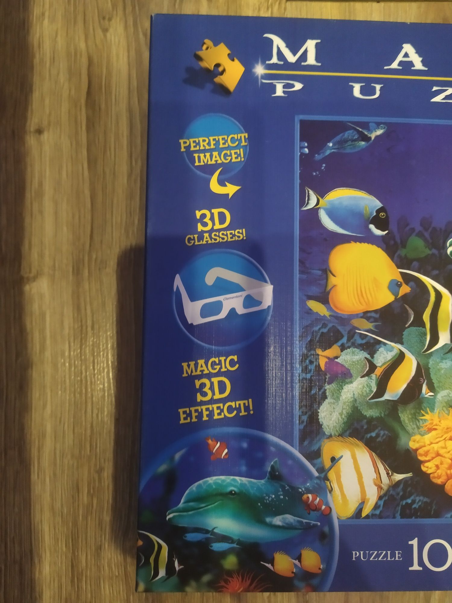 Puzzle 3D 1000 elementów+ okulary 3D