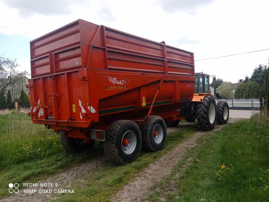 Przyczepa skorupowa Jeantil 13 ton tandem
