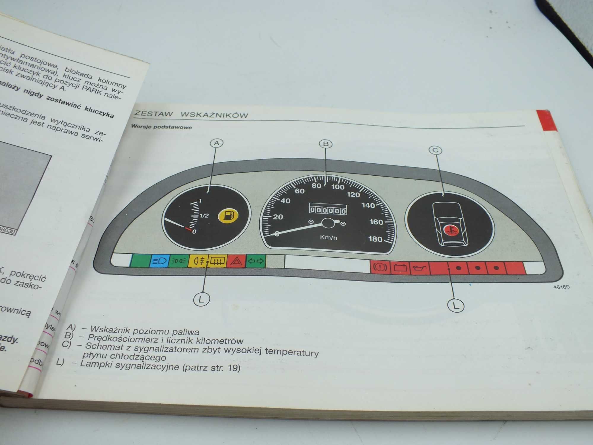 Instrukcja obsługi fabryczna FIAT UNO B011113