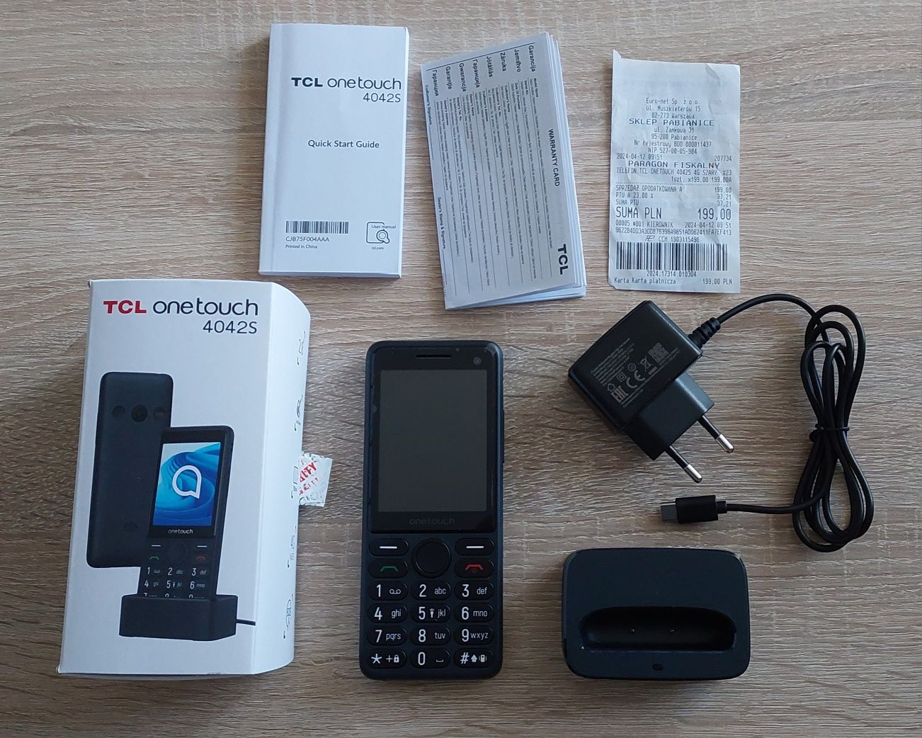 Telefon TCL onetouch 4042s. Nowy.