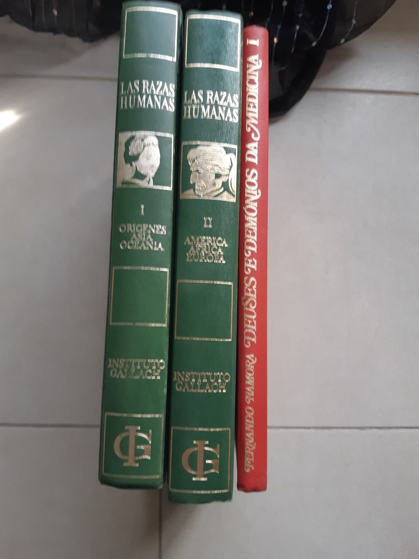 Enciclopédia LAS Razas Humanas e livro Fernando Namora