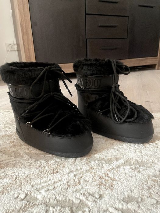 ОРИГІНАЛ MOON BOOT Icon Low Faux Fur 39/41 Нові