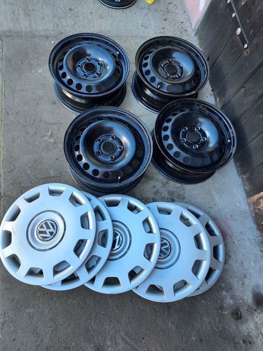 Felgi 15 5x112 Passat b5 + kołpaki 5szt.