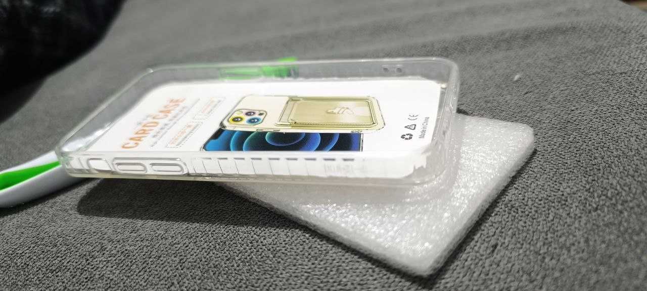 Capa Transparente com Porta Cartões para Iphone 12 Mini