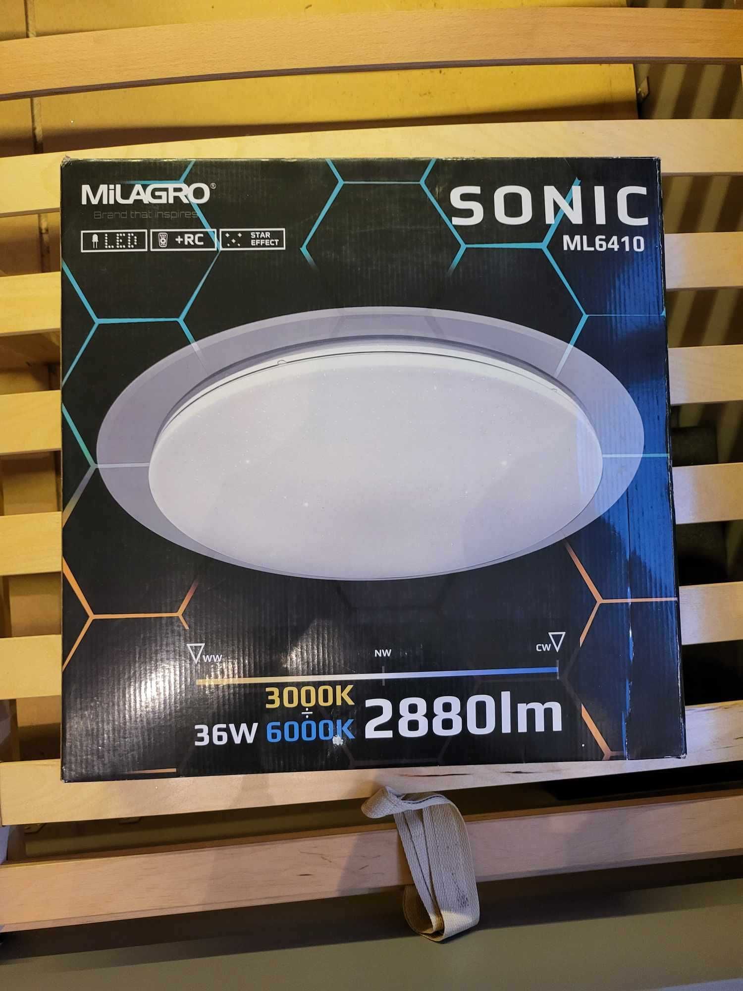 Lampa sufitowa plafon gwiazdki Milagro Sonic ML6410