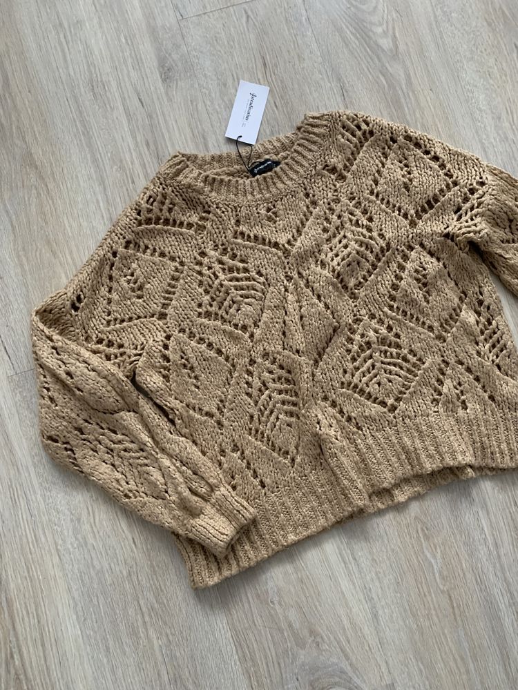 Sweter narzutka azur dzianina