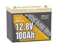 НАЛИЧИЕ Power Queen 12.8V 100Ah Premium 1280Wh LiFePO4 Аккумулятор USA