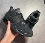 Nike air jordan 4 cale czarne damskie jordan 4 black buty sportowe