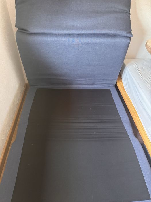 Sofa cama 2 lugares. Abertura tipo click-clack. Como novo.