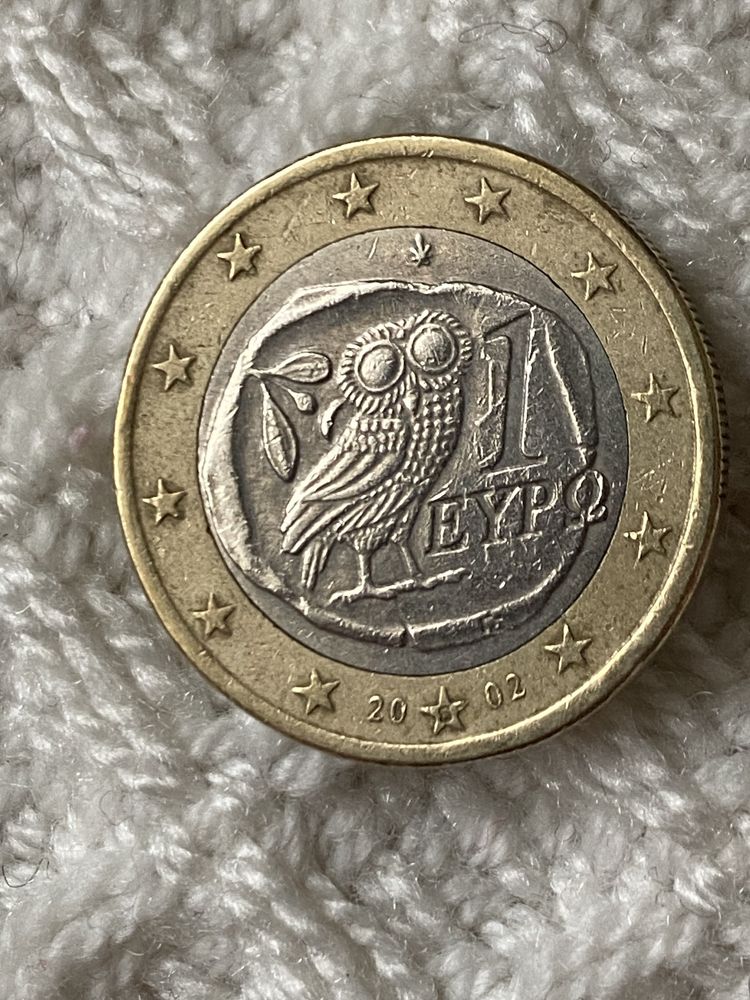 1 euro 2002 grecia Eypo “s“na estrela