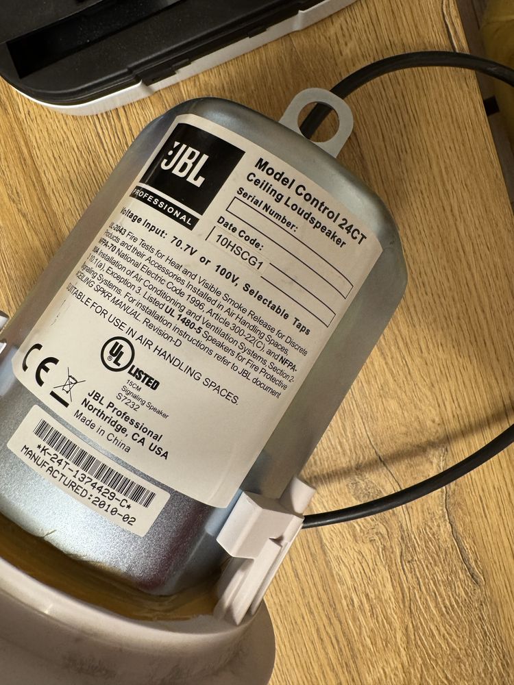 Głośniki sufitowy JBL control 24ct