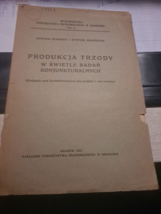 Stara książka produkvjs