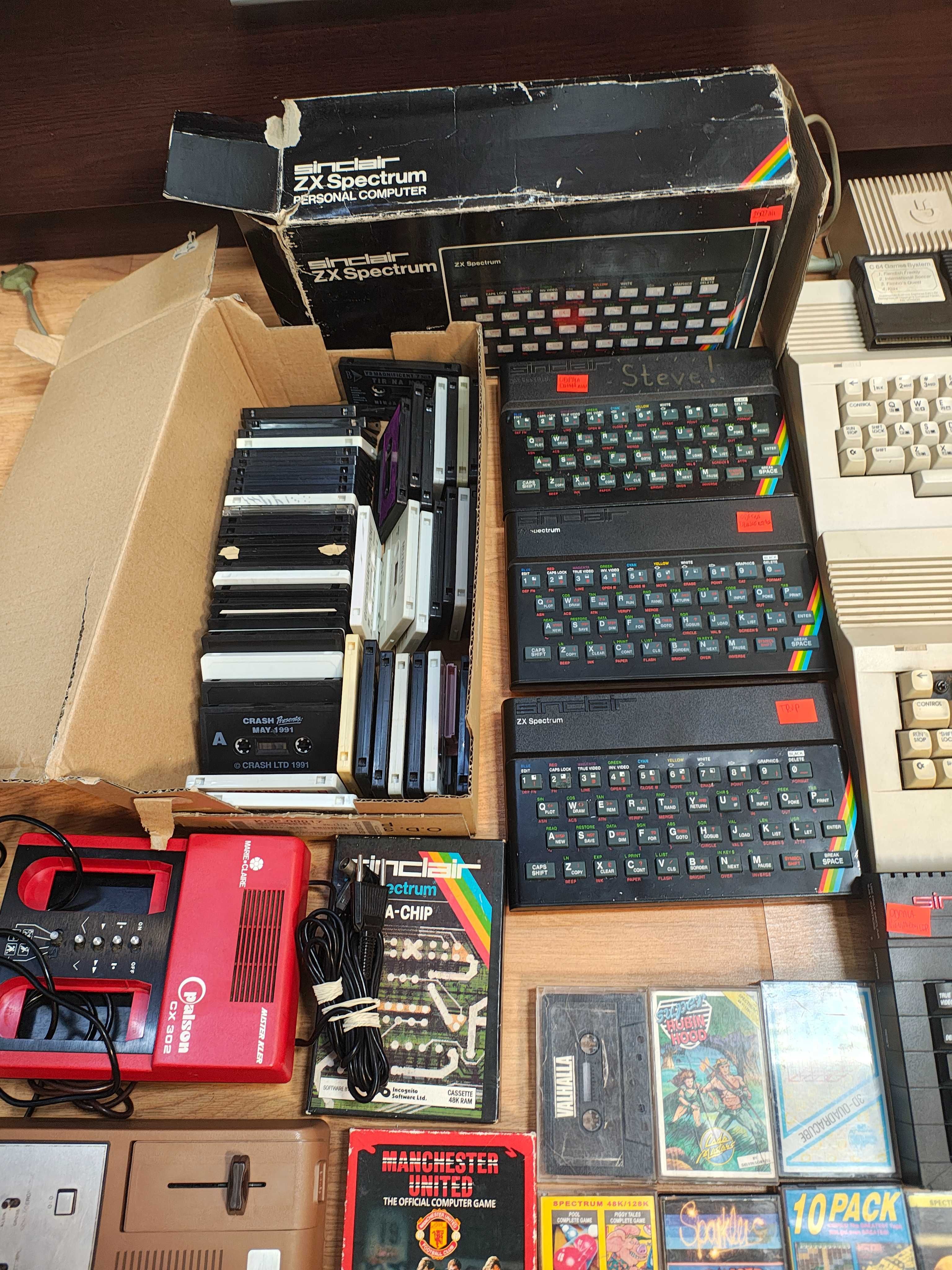 Ogromny Zestaw Retro PC Commodore ZX Spectrum Konsola Terminator GRY