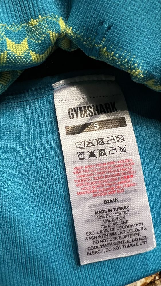 Gymshark komplet kegginsy i top