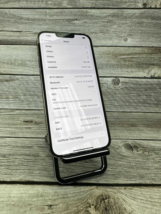 Ідеал!! IPhone 13 pro max gold 256gb!!! NEVERLOCK!! З США!! 92%