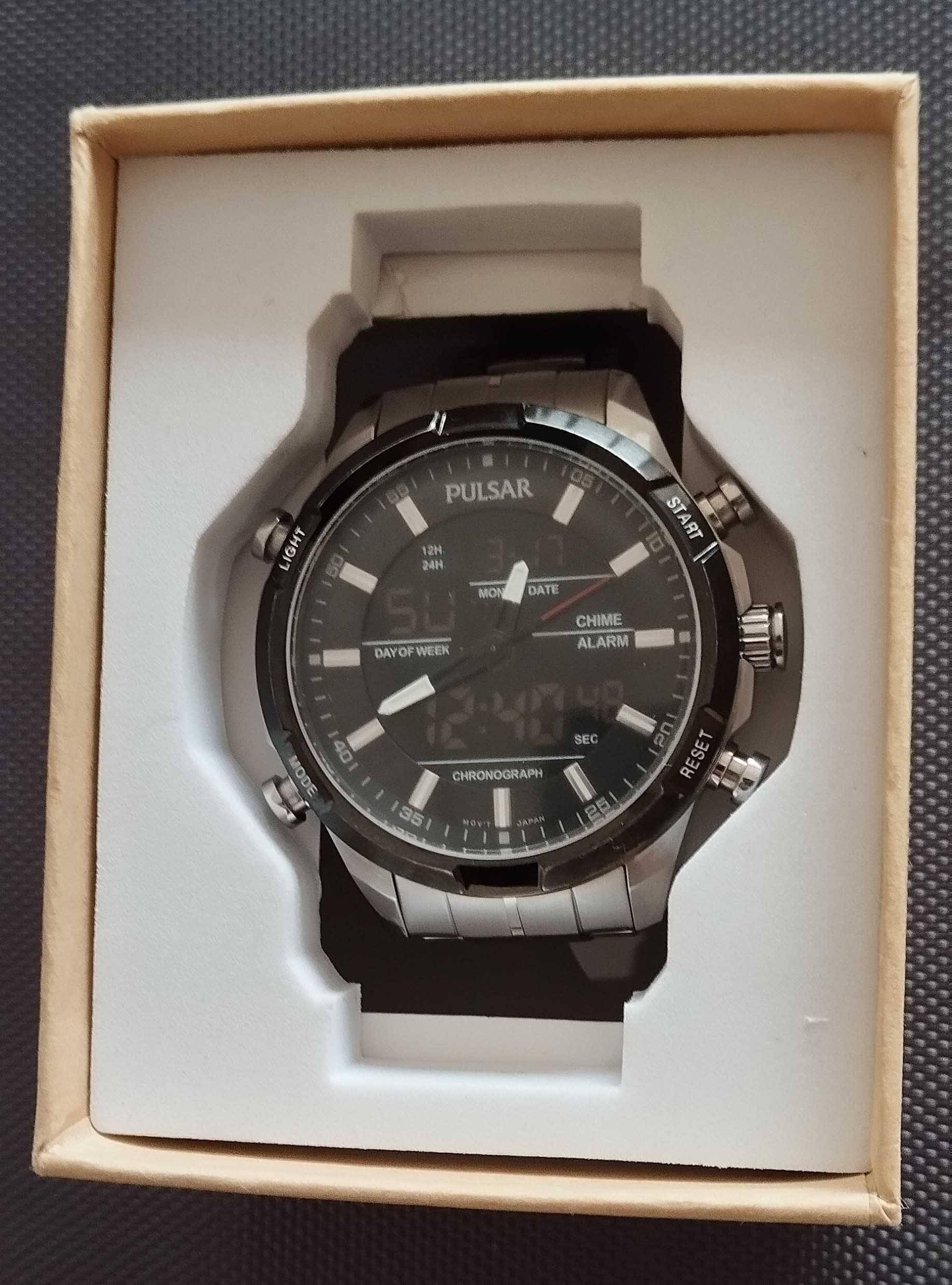 Чоловічий годинник  з браслетом Chronograph PW6003X1 від Pulsar