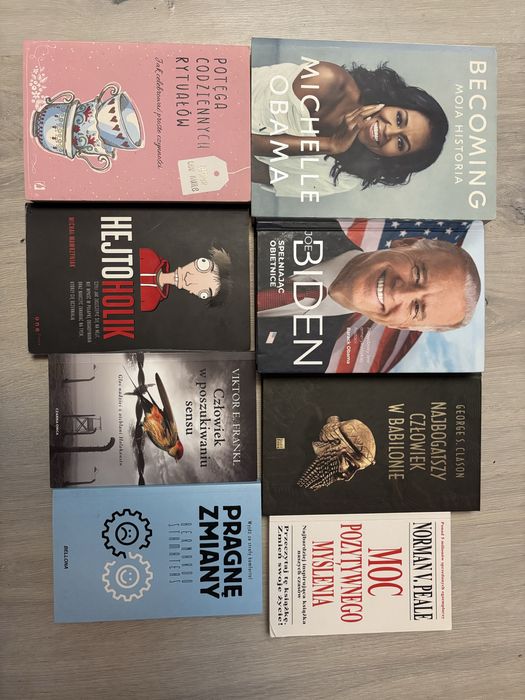 książki biznesowe rozwojowe biografie biden obama