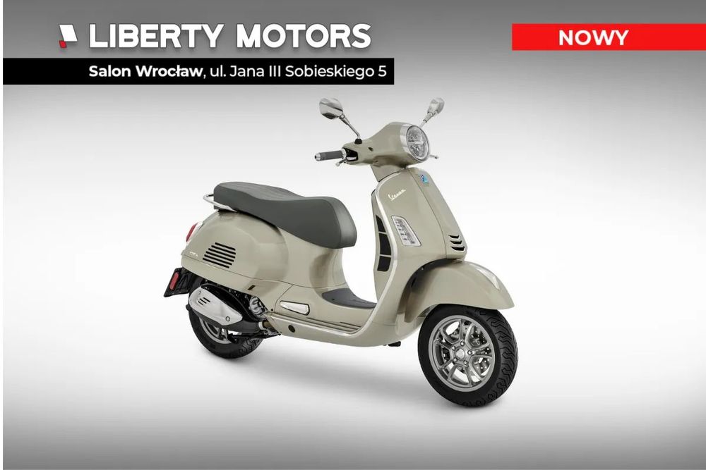 Vespa GTS 125 Nowy - zarejestrowany - SUPER CENA // Liberty Motors Wrocław