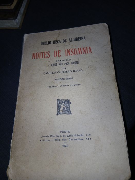 Antigo livro Primeira edição Ano 1919