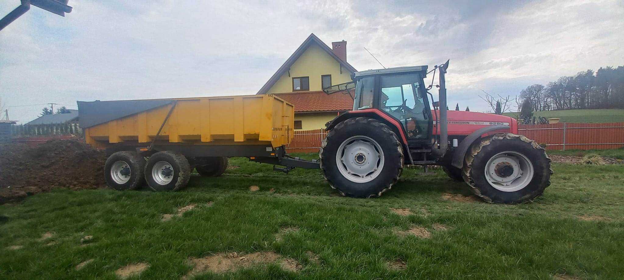 Usługi koparką 14t, minikoparka 6 t, wozidło 3t, ciągnik z przyczepą