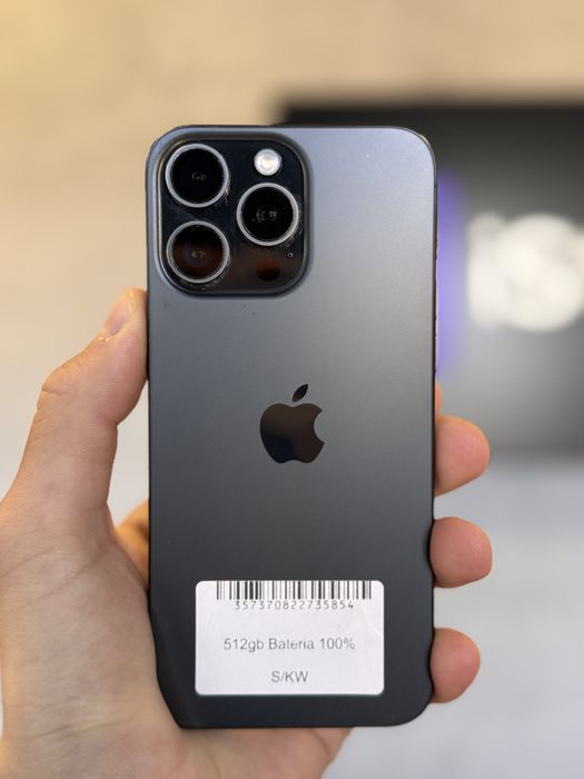 RATY 0% iPhone 15 Pro Max 512GB BATERIA 100% GWARANCJA 12 miesiecy!!!