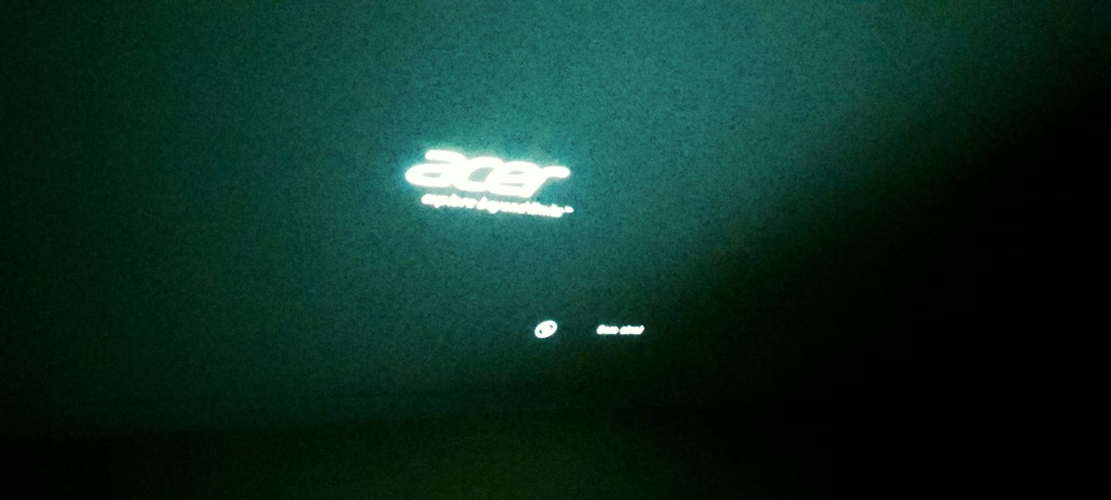 Projetor acer funcionando