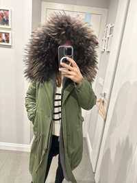 Parka z futrem firmy Mr&Mrs