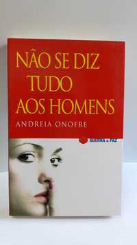 Livro - Não se diz tudo aos Homens - de Andreia Onofre