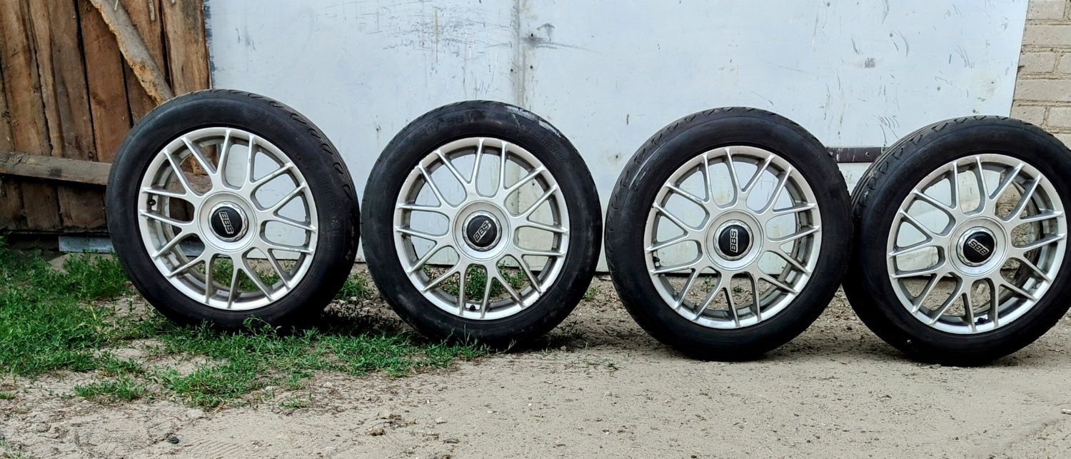 Sprzedam felgi BBS RC 307 17 cali z oponami 5x112